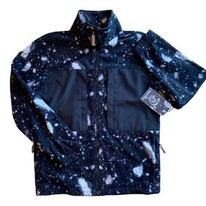 Billabong Black White Canyon Graphene Fleece Zip Jacket Men’s Size Small